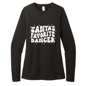 Dancer Christmas Santa Favorite Dancer Womens CVC Long Sleeve Shirt