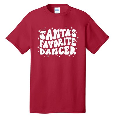 Dancer Christmas Santa Favorite Dancer Tall T-Shirt