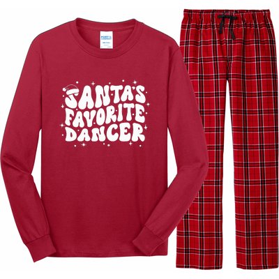 Dancer Christmas Santa Favorite Dancer Long Sleeve Pajama Set