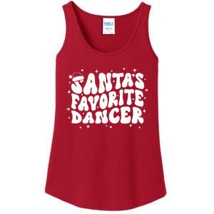 Dancer Christmas Santa Favorite Dancer Ladies Essential Tank