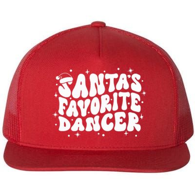 Dancer Christmas Santa Favorite Dancer Flat Bill Trucker Hat