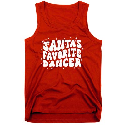 Dancer Christmas Santa Favorite Dancer Tank Top