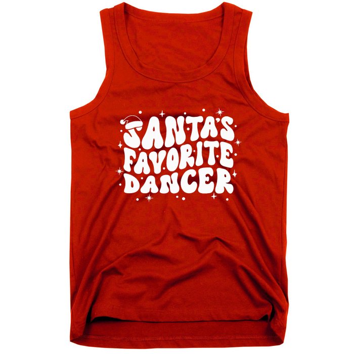 Dancer Christmas Santa Favorite Dancer Tank Top