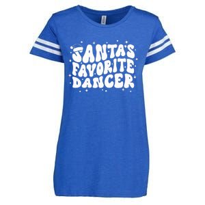 Dancer Christmas Santa Favorite Dancer Enza Ladies Jersey Football T-Shirt