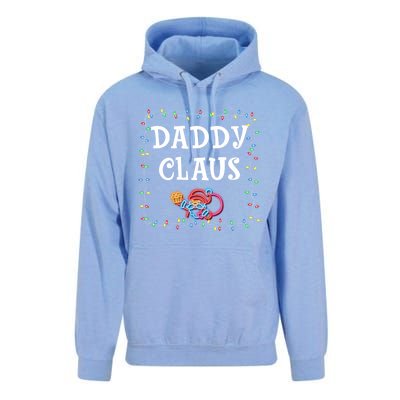 Daddy Claus Santa Christmas Lights Xmas Family Pjs Matching Cute Gift Unisex Surf Hoodie