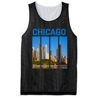 Downtown Chicago Skyline Souvenirs State Illinois Mesh Reversible Basketball Jersey Tank