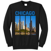 Downtown Chicago Skyline Souvenirs State Illinois Tall Sweatshirt