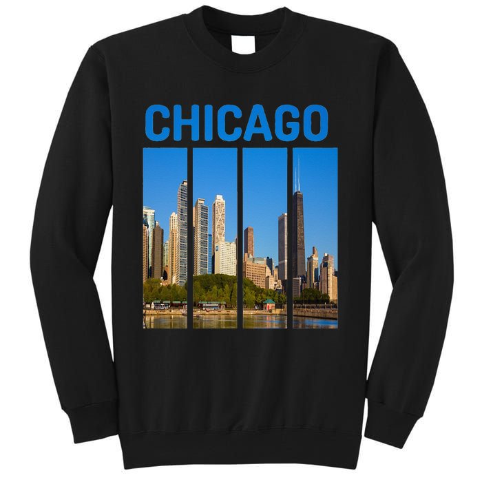 Downtown Chicago Skyline Souvenirs State Illinois Tall Sweatshirt