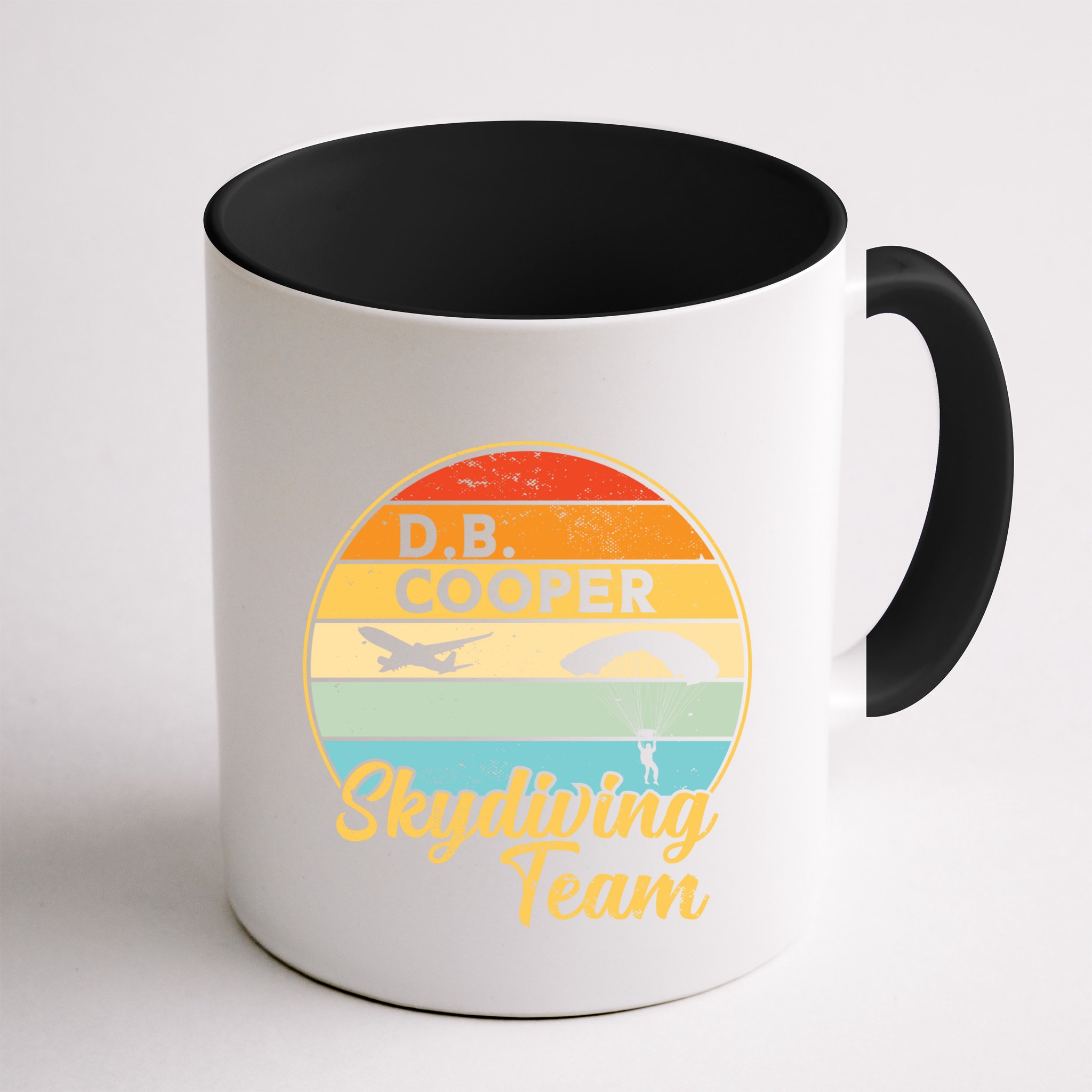 Db Cooper Skydiving Team 1971 Vintge Skyjacking History Gift Mug