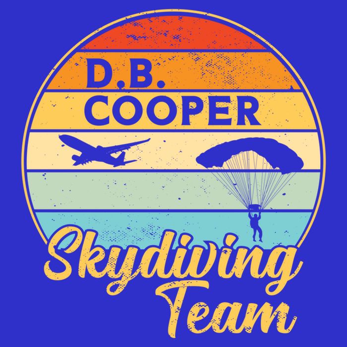 Db Cooper Skydiving Team 1971 Vintge Skyjacking History Gift T-Shirt