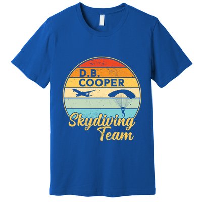 Db Cooper Skydiving Team 1971 Vintge Skyjacking History Gift Premium T-Shirt