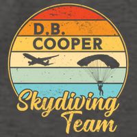 Db Cooper Skydiving Team 1971 Vintge Skyjacking History Gift Vector Backpack