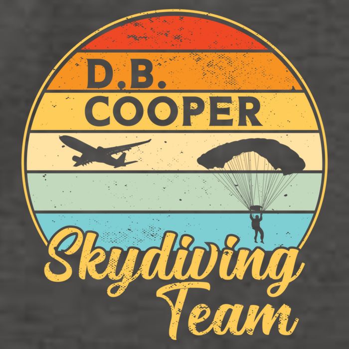 Db Cooper Skydiving Team 1971 Vintge Skyjacking History Gift Vector Backpack