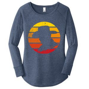 Distressed Cowboy Sunset Women's Perfect Tri Tunic Long Sleeve Shirt