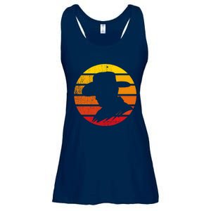 Distressed Cowboy Sunset Ladies Essential Flowy Tank