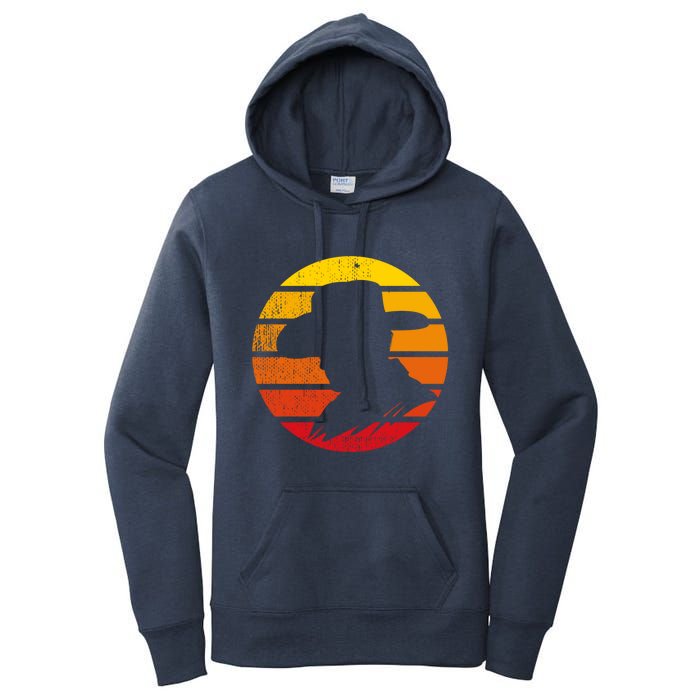 Distressed Cowboy Sunset Women's Pullover Hoodie