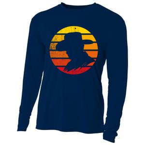 Distressed Cowboy Sunset Cooling Performance Long Sleeve Crew