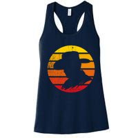 Distressed Cowboy Sunset Women's Racerback Tank