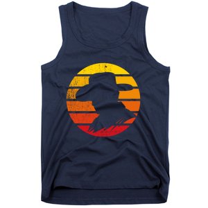 Distressed Cowboy Sunset Tank Top