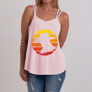 Distressed Cowboy Sunset Women's Strappy Tank