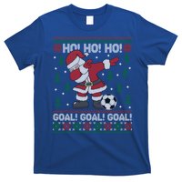 Dabbing Christmas Soccer Ho Santa Elf Ugly Xmas Sweater Cool Gift T-Shirt