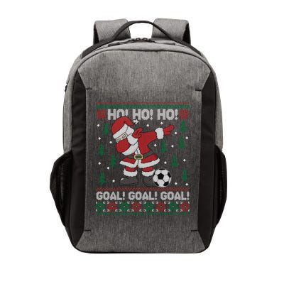 Dabbing Christmas Soccer Ho Santa Elf Ugly Xmas Sweater Cool Gift Vector Backpack