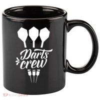 Darts Crew Squad Dart Team Gift 11oz C Handle Ceramic Mug
