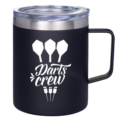Darts Crew Squad Dart Team Gift 12oz Stainless Steel Coffee Mug