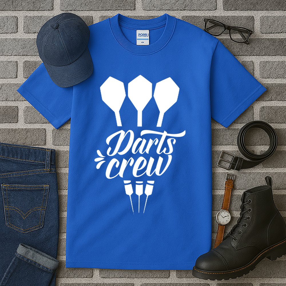 Darts Crew Squad Dart Team Gift Tall T-Shirt