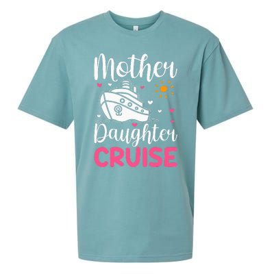 Daughter Cruise Ship Travelling Cruise Trip Mother Sueded Cloud Jersey T-Shirt