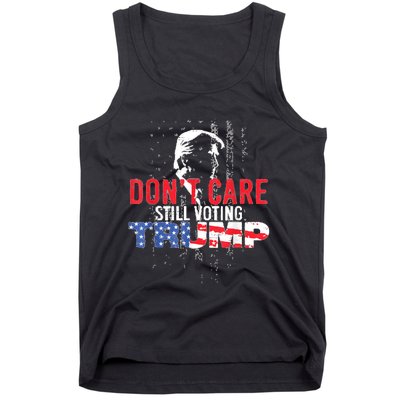 DonT Care Still Voting Trump Pro Donald Trump Mug Shot Tank Top