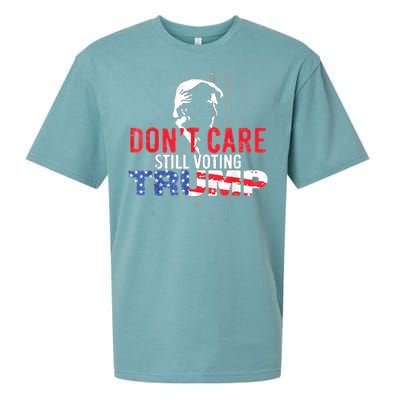 DonT Care Still Voting Trump Pro Donald Trump Mug Shot Sueded Cloud Jersey T-Shirt