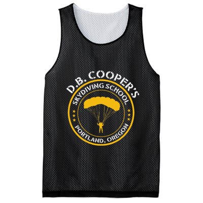 Db Cooper Skydiving School Portland Oregon Mesh Reversible Basketball Jersey Tank