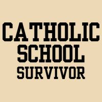 Doublecrossclothingco Catholic School Survivor Zip Tote Bag