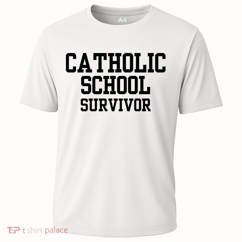 Doublecrossclothingco Catholic School Survivor Performance Shirt