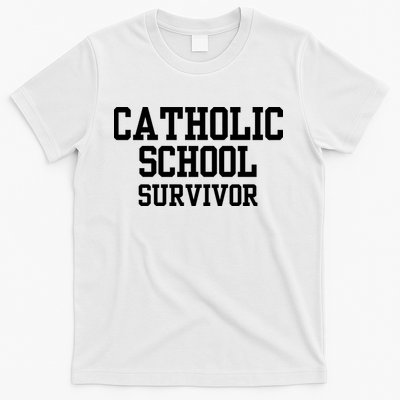 Doublecrossclothingco Catholic School Survivor T-Shirt