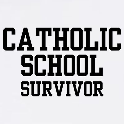 Doublecrossclothingco Catholic School Survivor T-Shirt