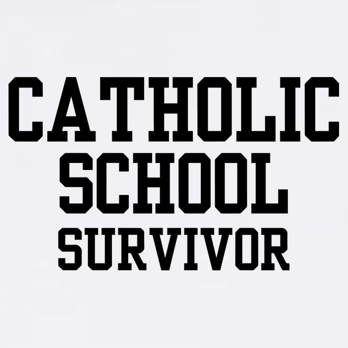 Doublecrossclothingco Catholic School Survivor V-Neck T-Shirt