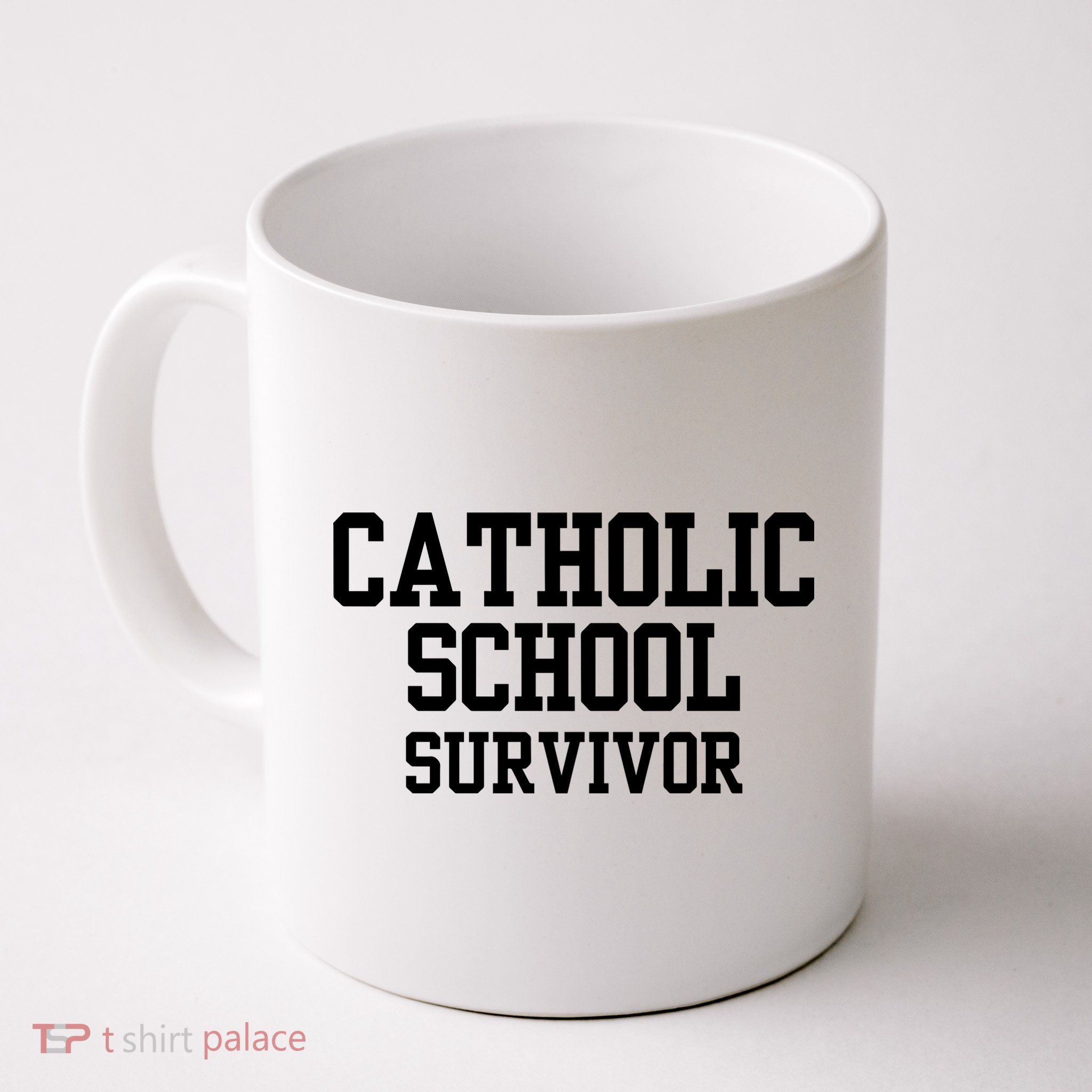 Doublecrossclothingco Catholic School Survivor Mug