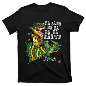 Dinosaur Christmas Shirts Fa Ra Rawr Tree Rex Boy Xmas Gift T-Shirt