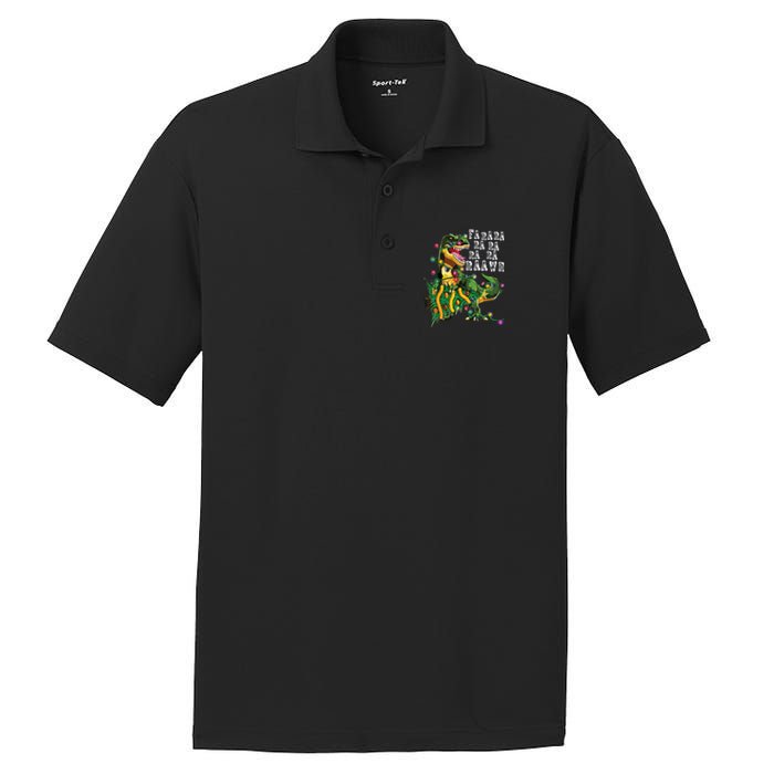 Dinosaur Christmas Shirts Fa Ra Rawr Tree Rex Boy Xmas Gift PosiCharge RacerMesh Polo