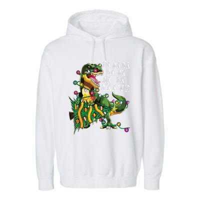 Dinosaur Christmas Shirts Fa Ra Rawr Tree Rex Boy Xmas Gift Garment-Dyed Fleece Hoodie