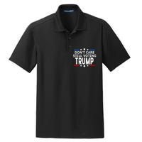 Dont Care Still Voting Trump Patriotic American Flag Dry Zone Grid Polo