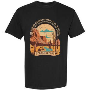 Desert Cowboy Southwest Bible Scripture For Christian Garment-Dyed Heavyweight T-Shirt