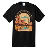 Desert Cowboy Southwest Bible Scripture For Christian Tall T-Shirt