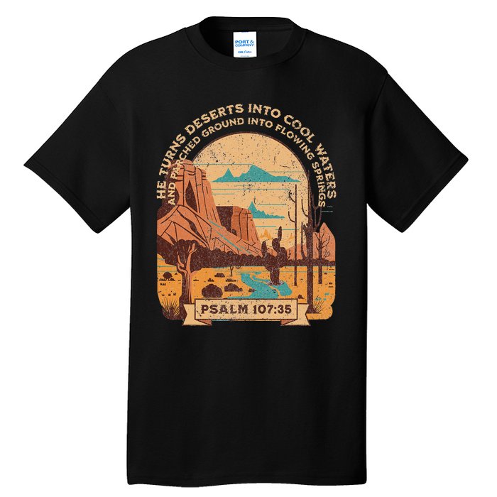 Desert Cowboy Southwest Bible Scripture For Christian Tall T-Shirt