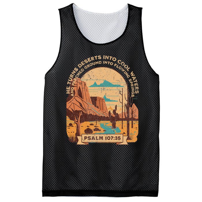 Desert Cowboy Southwest Bible Scripture For Christian Mesh Reversible Basketball Jersey Tank