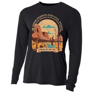 Desert Cowboy Southwest Bible Scripture For Christian Cooling Performance Long Sleeve Crew