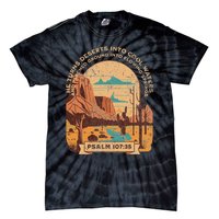 Desert Cowboy Southwest Bible Scripture For Christian Tie-Dye T-Shirt