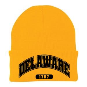 Delaware Collegiate Style 1787 Knit Cap Winter Beanie